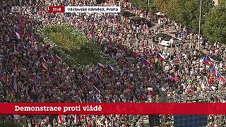 Momentálne PRAHA -ČESKO viac ako 100 tisíc ľudí