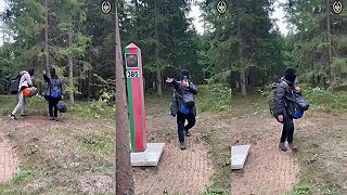 Ďalšie z množstva videí, ako Lukašenkov režim umožňuje migrantom cestu do EU