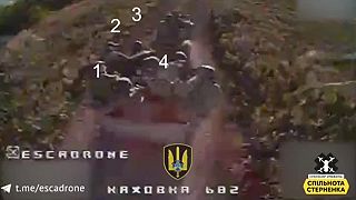 Kamikadze dron a 8 okupantov