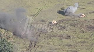 Ukrajinský útok pri dedine Urožajnoje - ukrajinskí militanti utiekli
