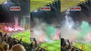Oslavy bulharov po výprasku trnavákov v konferenčnej lige