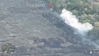 2 ruské FPV drony vs. turecké MRAP vozidlo BMC Kirpi