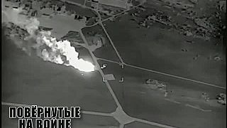 A tu je čerstvé video z útoku na letisko Kulbakino v Nikolajeve