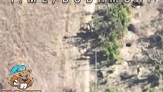 Takto vyzerá presný zásah z dronu (mínus 5 ukrajincov)