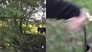 Go home! Zurück! Odvážne Slovenky sa pokúsili zastaviť ilegálnych migrantov