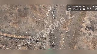 Zničený ukrajinský konvoj s pechotou prišiel doraziť ruský dron