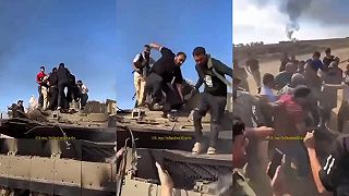 Objavilo sa video zo zajatia posádky tanku Merkava IV

