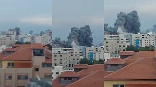Útoky izraelského letectva na pásmo Gazy.

