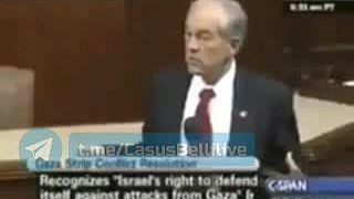 Historické zábery poslanca Rona Paula (2009) o tom, ako USA vytvorili Hamas