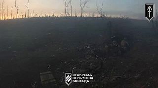 Intenzívne bojové zábery z bojov 3. útočnej brigády