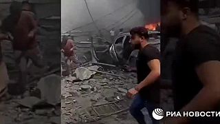 +18 
Izraelský bombový útok na Jabalia Camp.
