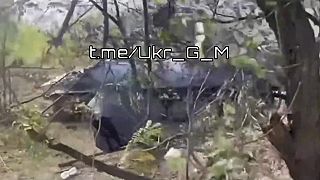Ukrajinska PVO Strela 10 po zasahu FPV dronom
