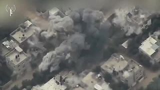 Ďalšie úchvatné zábery bombardovania Gazy