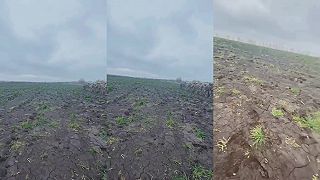 Ukrajinského vojaka takmer zrazil transportný vrtuľník Mi-8 (ó blyať)