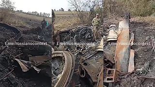 Baba Yaga okupantom rozobrala T-80ku