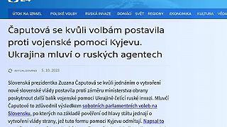 Čaputová se kvůli volbám postavila proti vojenské pomoci Kyjevu