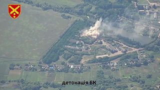 Excelentná práca prieskumu a následný zásah volfrámovej hlavice M30A1 z GMLRS