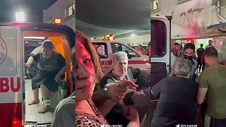 ️ V centre mesta Gaza Izrael zasiahol kostol svätého Porfyria,