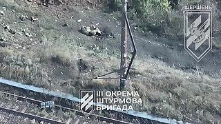 Okupanti držia pozície pri koľajniciach neďaleko Bachmutu
