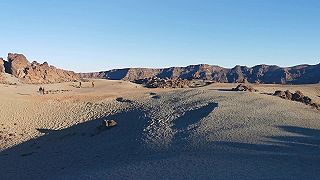 Západ slnka na sopke El Teide