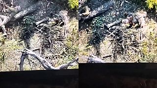 Dvaja ukrajinci vs delostrelecký granát