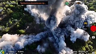 Ruský FPV dron zničil veľké množstvo ukrajinskej munície