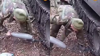 Oprava pásov tanku na ruský spôsob