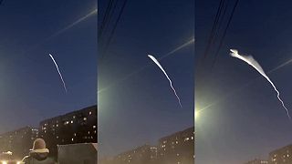 Štart medzikontinentálnej balistickej rakety RS-24 Jars