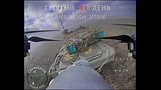 Ruskí operátori dronov opäť doriadili nemecký tank Leopard 2