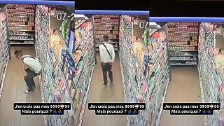 Moslim sa vykládol priamo v supermarkete