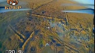 Dva útočiace nemecké tanky Leopard 2A4 dostali výprask od ruských dronov