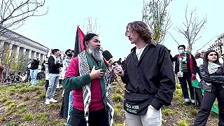 Najväčší pro Palestínsky protest v USA