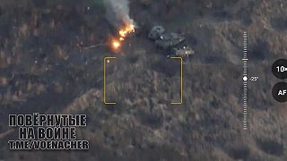 Ukrajinci prišli o ďalší nemecký tank Leopard 2A4