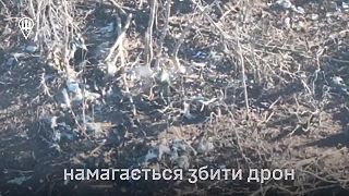 Okupanta naháňal dron