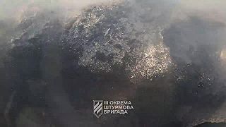 Takto vyzerá ukrajinský útok na ruské zákopy