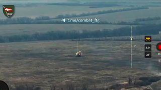 Protitanková strela Javelin vs. útočiaci ruský tank