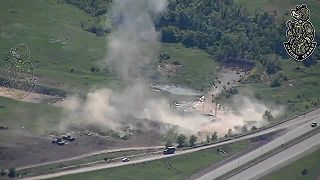 Základňa okupantov po kontrole HIMARS