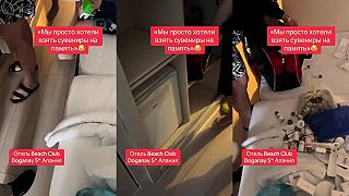 Ruskí turisti na rabovačke v Turecku #02