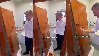 Dvere maľoval vraj kvôli Matovičovej tlačovke