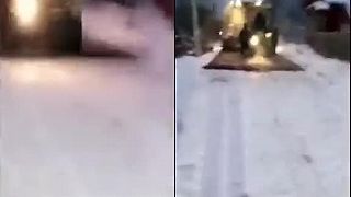 Asfaltovani snehu v Rusku