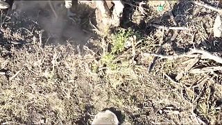 Odrazený útok s pomocou dronu a pechoty