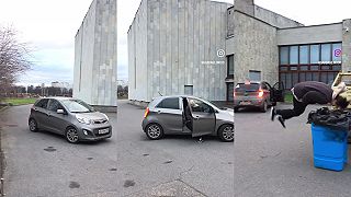 Z auta rovno do smetného koša