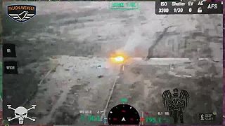 Avdiivka #77 FPV-čka efektívne lovia tanky okupantov