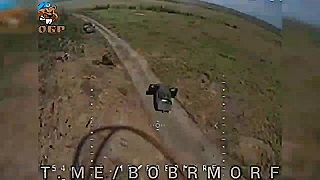 Krátka kompilácia práce ruského dronového tímu BOBR