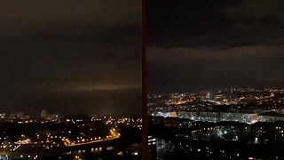 Kruté boje v Avdijivke je možné vidieť až z Donecka