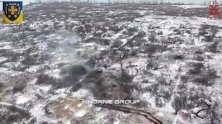 Avdiivka #86 Tank doráža okupantov zalezených v ruinách domov
