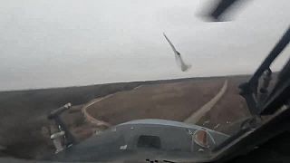 Vrtuľníky Ka-52 a Mi-8 v akcii pri meste Lyman