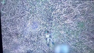 Okupant zostreluje dron