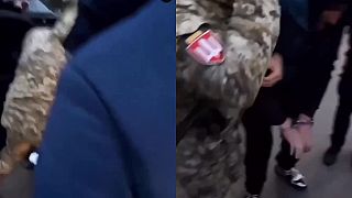Svine nacistické ukrajinské nasilu mobilizujú ludí