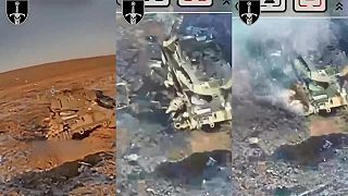 Okupanti sa schovali za tank